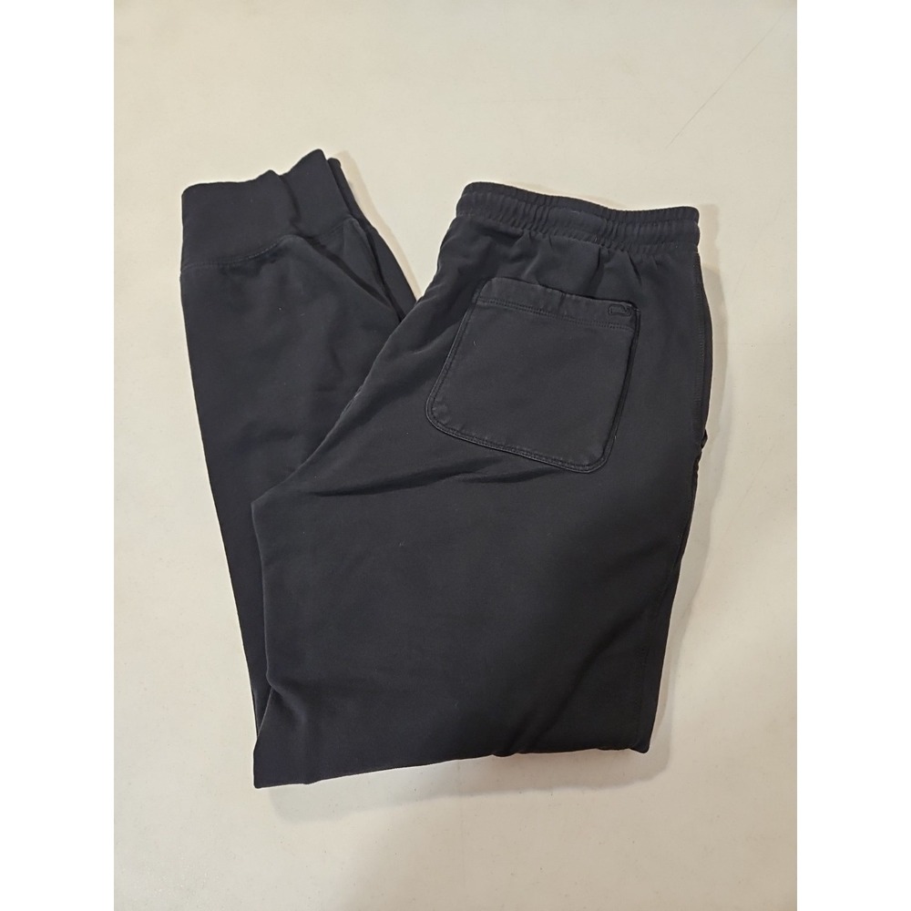 Vineyard Vines Jogger Pants Womens Medium Black Fleece Lounge Pants (1599